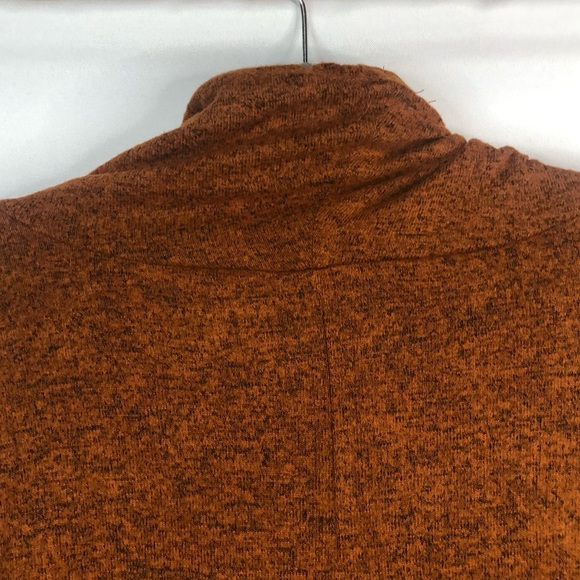 Lane Bryant Cowl Neck Top Drawstring Tweedy Pattern Rust Black Loose Fit - Picture 3 of 9